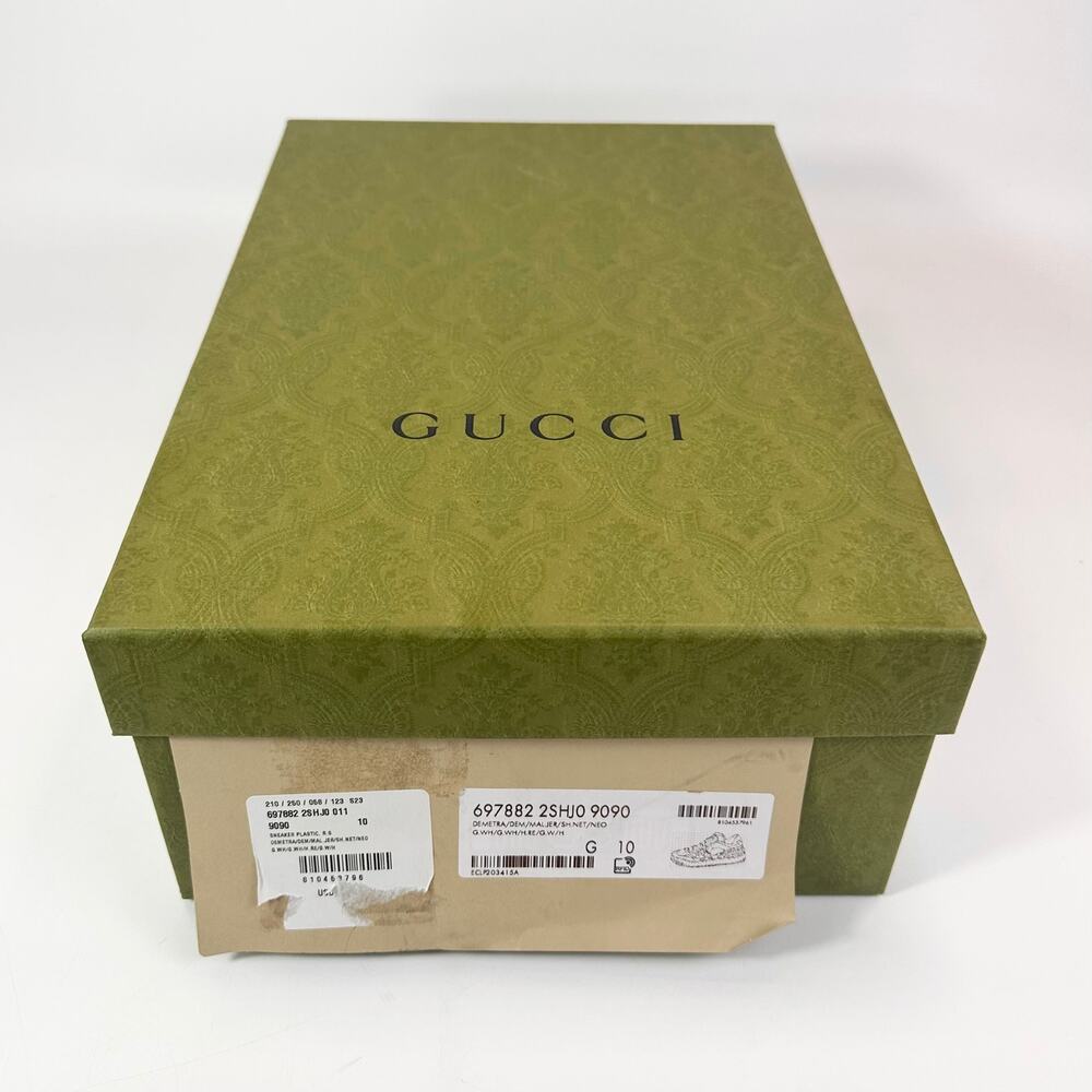 Gucci Distressed Basket Low Top Sneaker - Men’s 10.5 - Picture 8 of 8